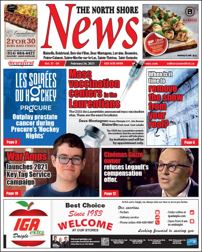 North Shore News 17-09 Front page of The North Shore News.