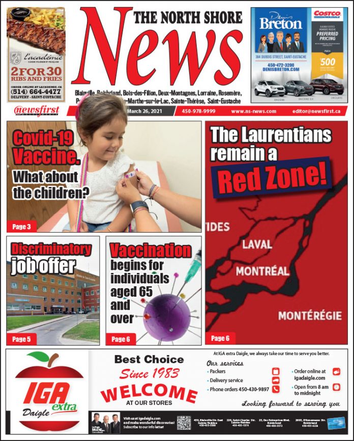 North Shore News 17-13 Front page of The North Shore News.