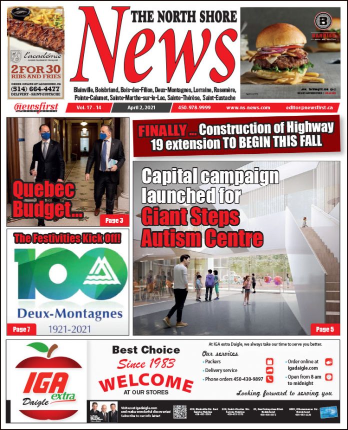 North Shore News 17-14 Front page of The North Shore News.