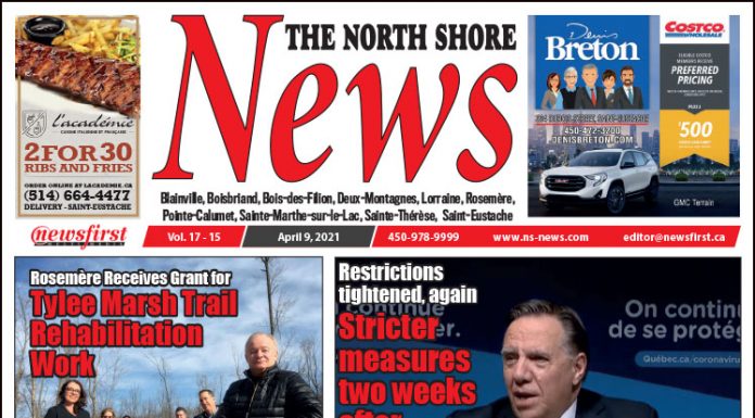 North Shore News 17-15 Front page of The North Shore News.