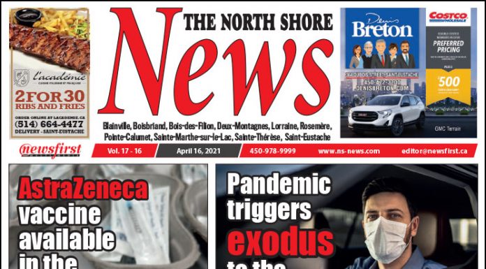 North Shore News 17-16 Front page of The North Shore News.