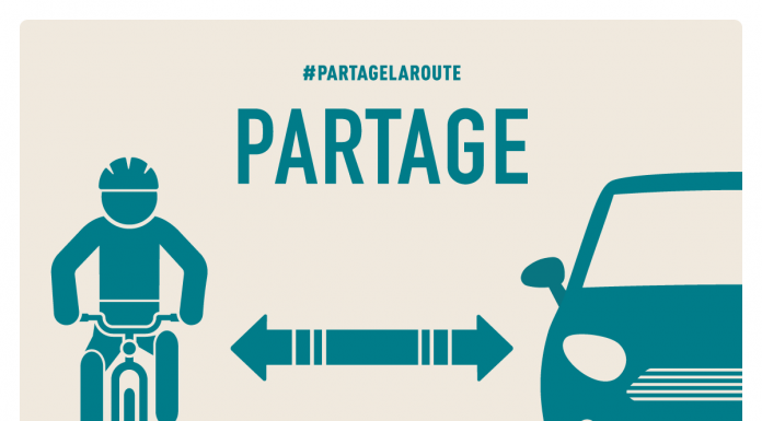Awareness campaign #Partagelaroute
