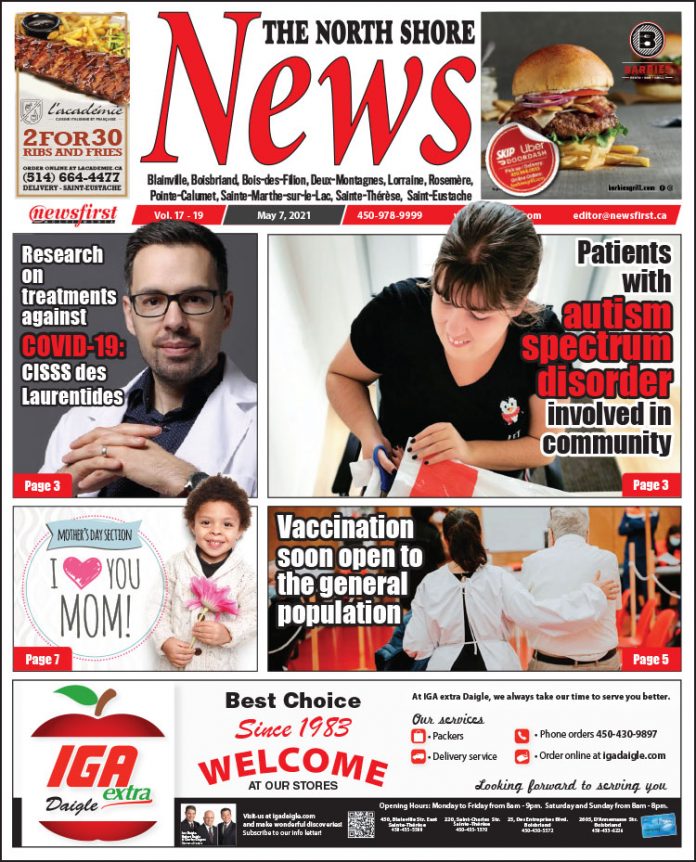 North Shore News 17-19 Front page of The North Shore News.