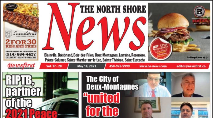North Shore News 17-20 Front page of The North Shore News.