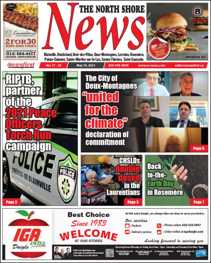 North Shore News 17-20 Front page of The North Shore News.