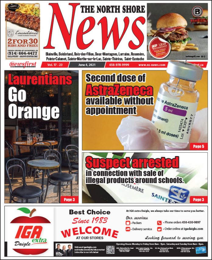 North Shore News 17-23 Front page of The North Shore News.