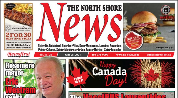 North Shore News 17-26 Front page of The North Shore News.