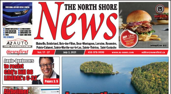 North Shore News 17-27 Front page of The North Shore News.