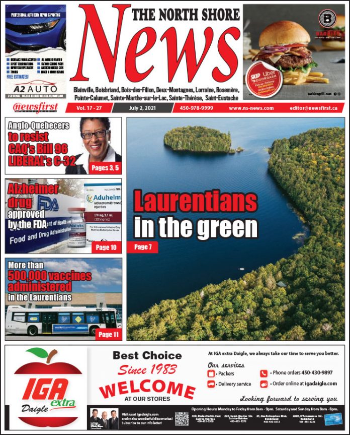 North Shore News 17-27 Front page of The North Shore News.