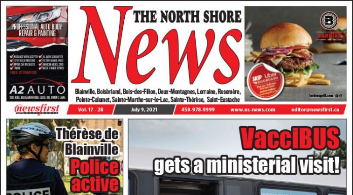 North Shore News 17-28 Front page of The North Shore News.