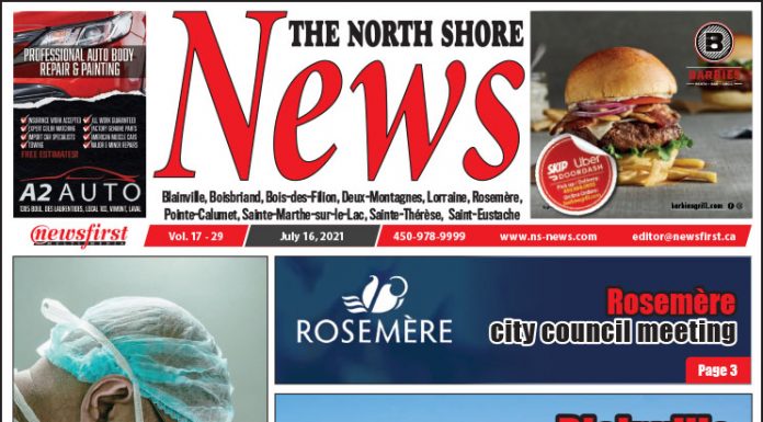 North Shore News 17-29 Front page of The North Shore News.