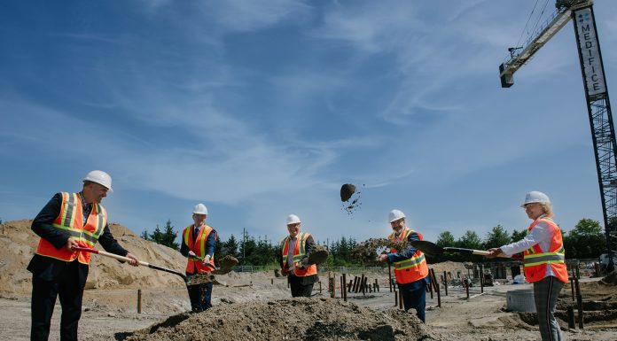 Ground breaking ceremony for senior and alternative home in Blainville