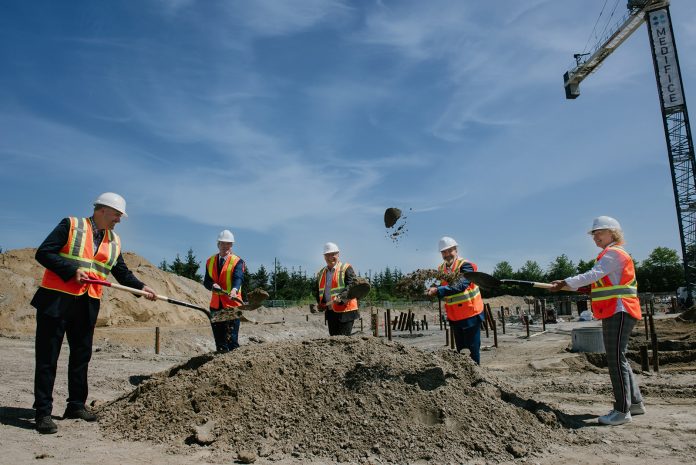 Ground breaking ceremony for senior and alternative home in Blainville