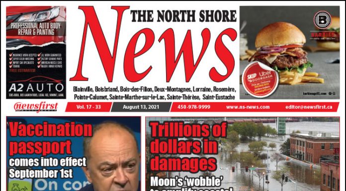 North Shore News 17-33 Front page of The North Shore News.