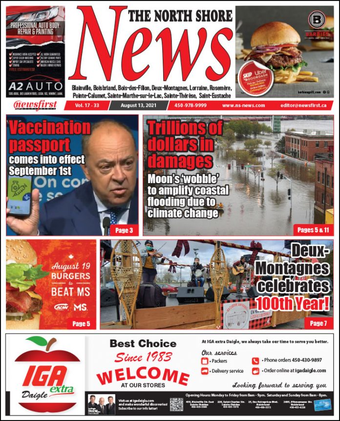 North Shore News 17-33 Front page of The North Shore News.