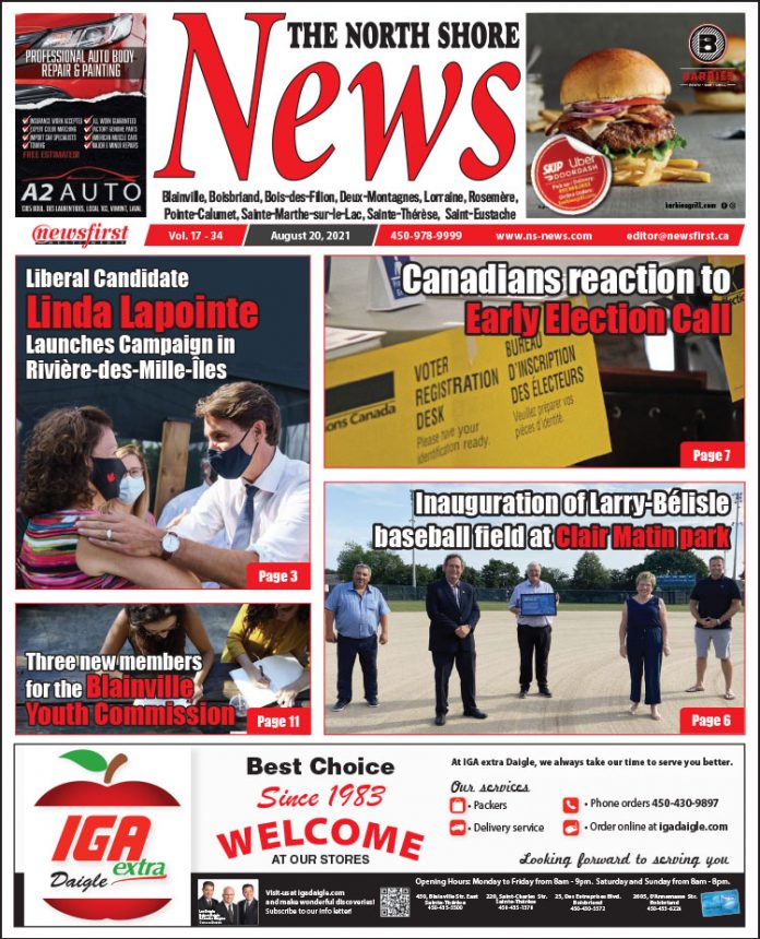 North Shore News 17-34 Front page of The North Shore News.