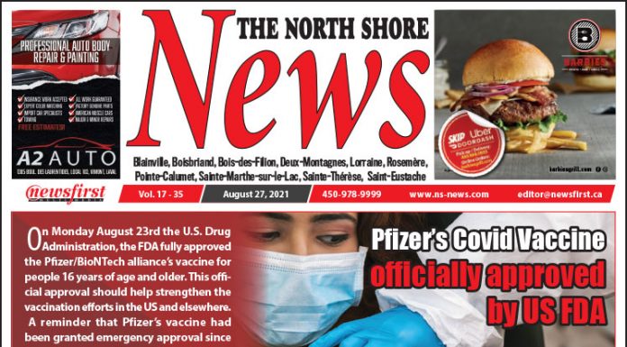 North Shore News 17-35 Front page of The North Shore News.