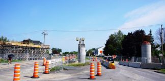 REM work advancing fast in Deux Montagnes