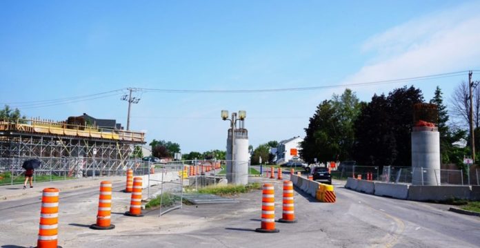 REM work advancing fast in Deux Montagnes