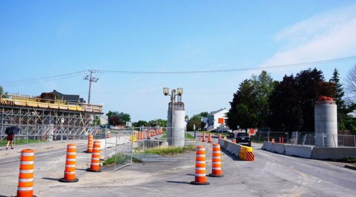 REM work advancing fast in Deux Montagnes