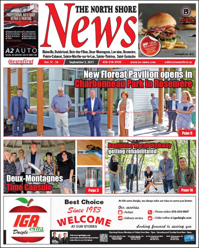 North Shore News 17-36 Front page of The North Shore News.