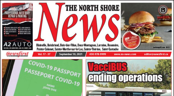North Shore News 17-37 Front page of The North Shore News.