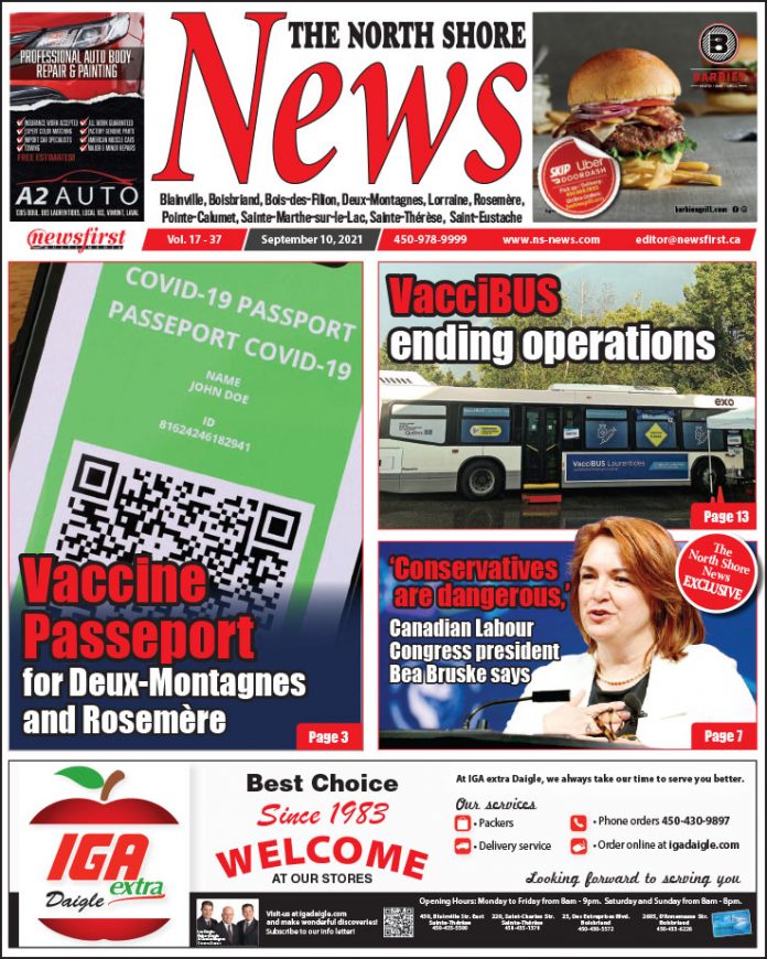 North Shore News 17-37 Front page of The North Shore News.