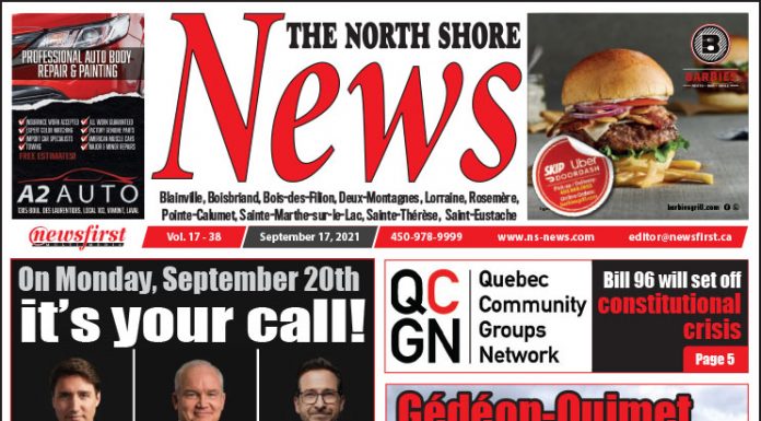 North Shore News 17-38 Front page of The North Shore News.