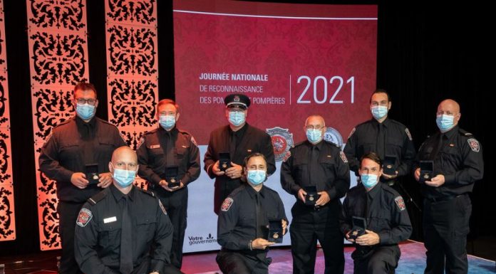 Deux-Montagnes fire fighters honored by the government of Quebec