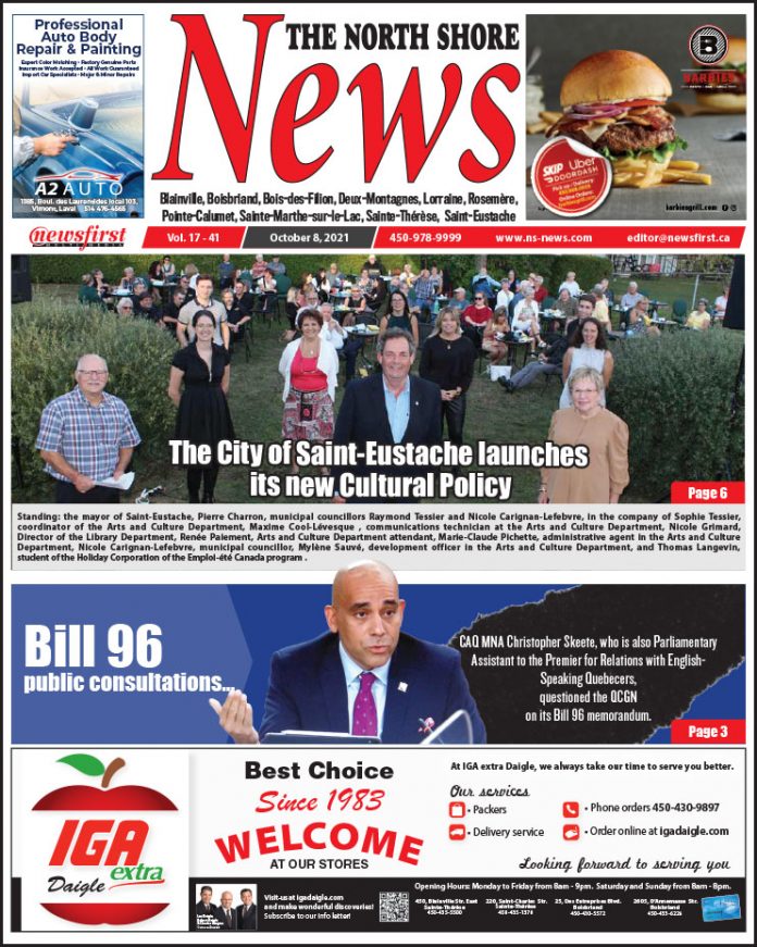 North Shore News 17-41 Front page of The North Shore News.