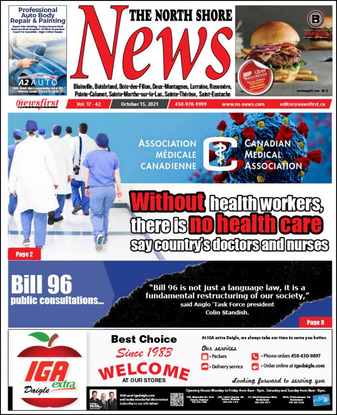 North Shore News 17-42 Front page of The North Shore News.