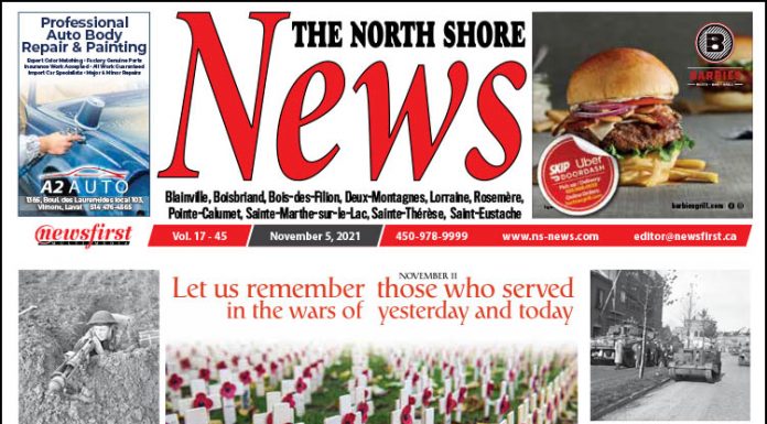 North Shore News 17-45 Front page of The North Shore News.