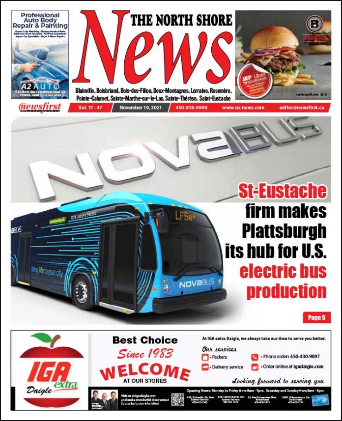 North Shore News 17-47 Front page of The North Shore News.