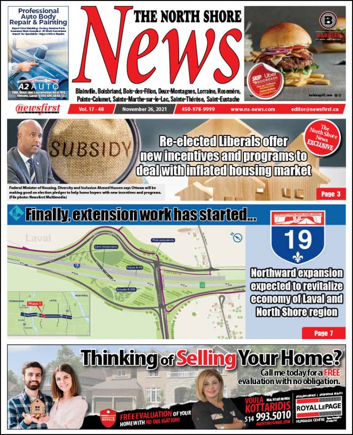 North Shore News 17-48 Front page of The North Shore News.