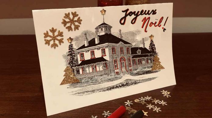 The magic of Christmas in the museum of the Globensky manor