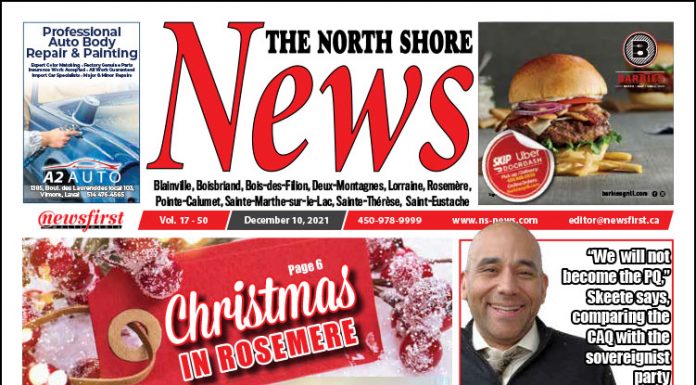 North Shore News 17-50 Front page of The North Shore News.