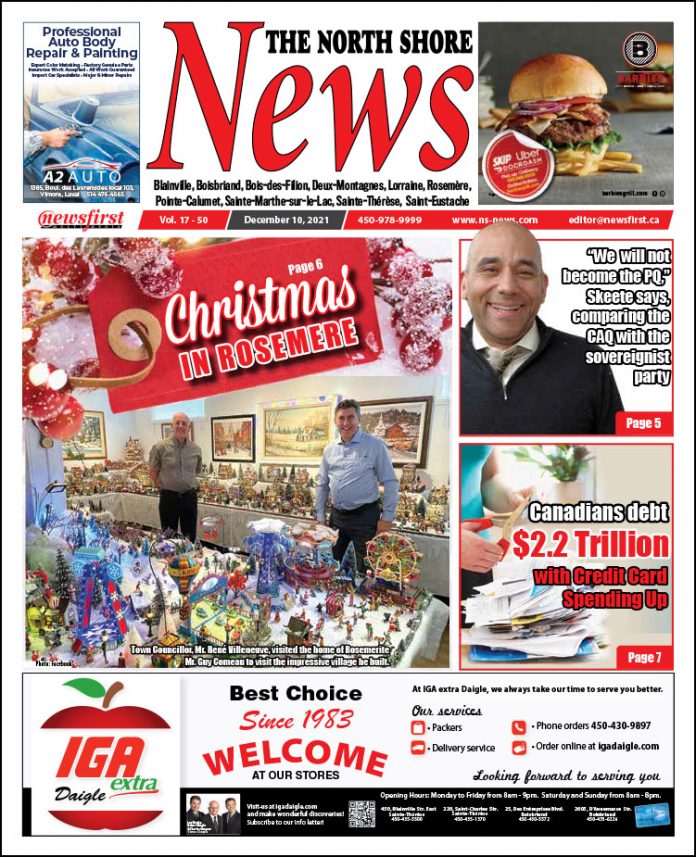 North Shore News 17-50 Front page of The North Shore News.