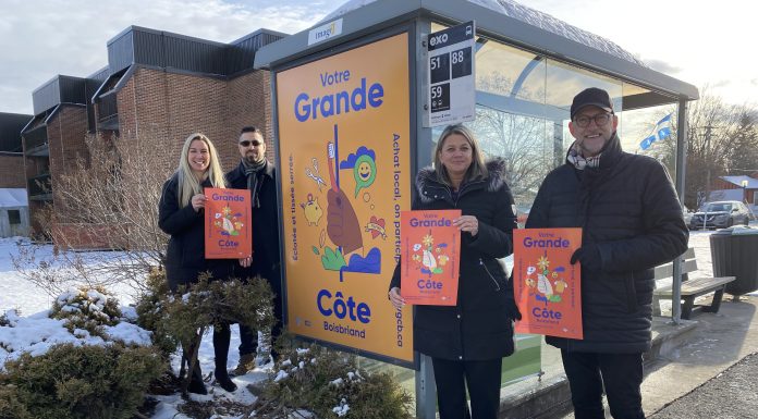 Grande-Côte Street in Boisbriand: CCITB showcasing local businesses
