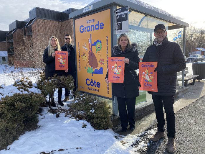 Grande-Côte Street in Boisbriand: CCITB showcasing local businesses