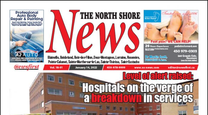 North Shore News 18-01 Front page of The North Shore News.