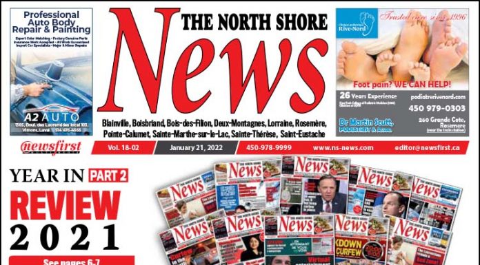 North Shore News 18-02 Front page of The North Shore News.