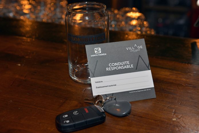 The Responsible driving sticker: a safe alternative offered to the Village of Sainte-Thérèse