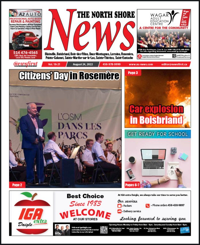 The North Shore News volume 18-21 Front page of The North Shore News.