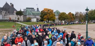 A special walkathon in Rosemère