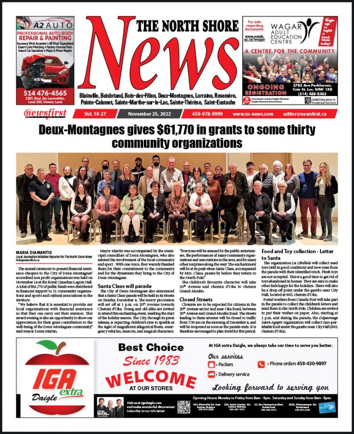 The North Shore News volume 18-27 Front page of The North Shore News.
