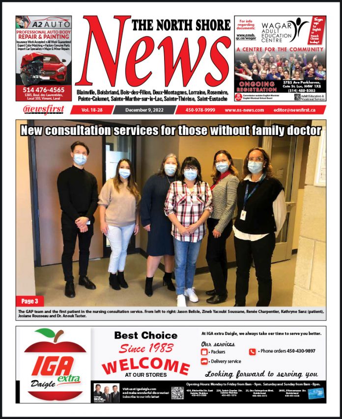 The North Shore News volume 18-28 Front page of The North Shore News.