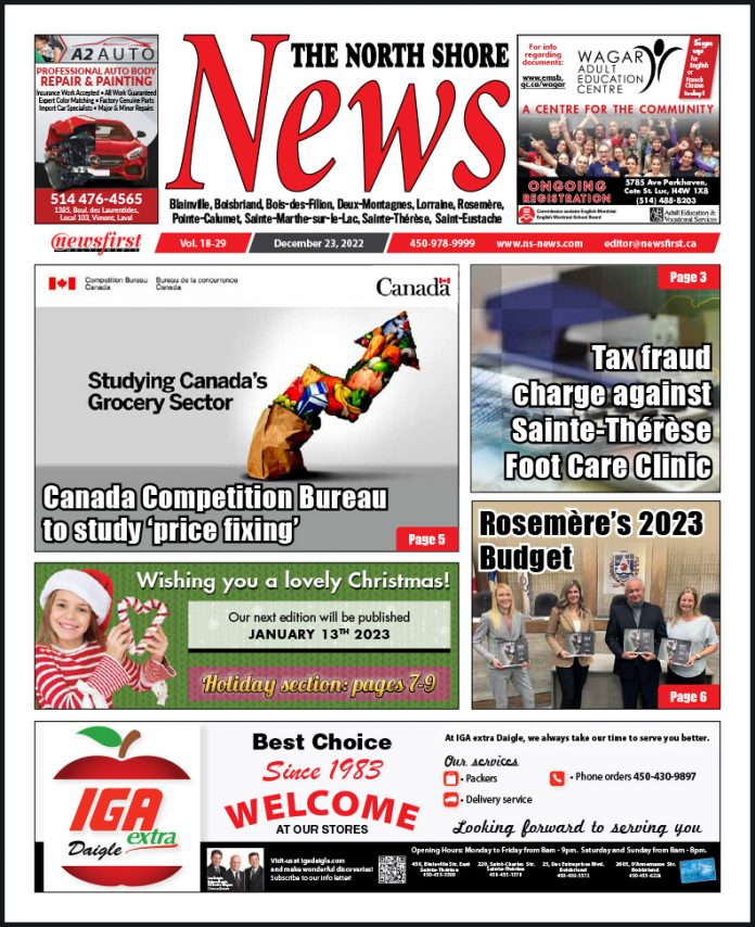 The North Shore News volume 18-29 Front page of The North Shore News.