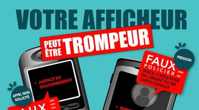 The Thérèse-De Blainville PD warns of phone fraud