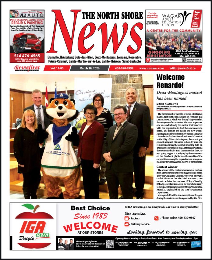 The North Shore News volume 19-05 Front page of The North Shore News.