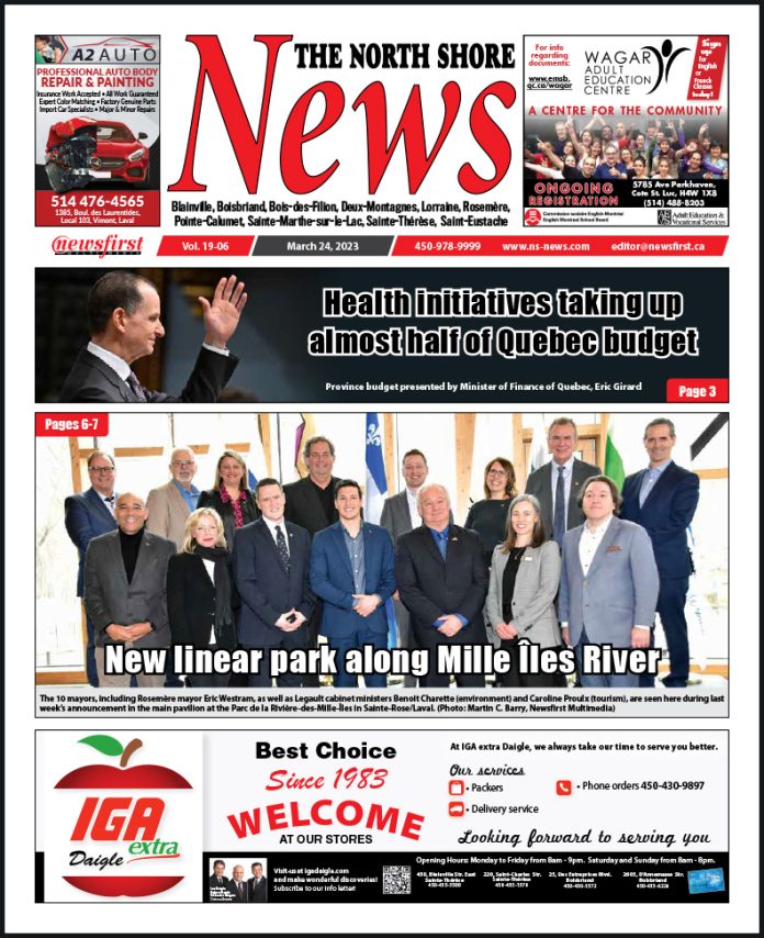 The North Shore News volume 19-06 Front page of The North Shore News.